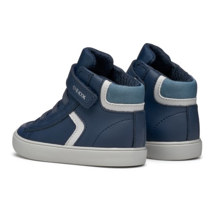 Geox Παιδικά Sneakers High Ανατομικά Μπλε Gisli B B461NA054FUC0832